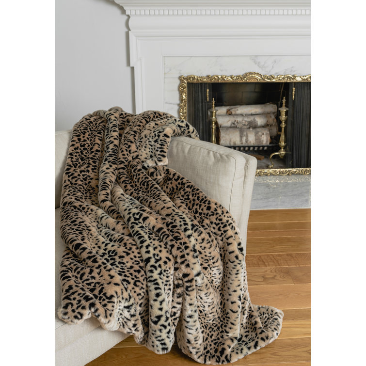 FABULOUSFURS Signature Series Faux Fur Throw & Reviews Wayfair